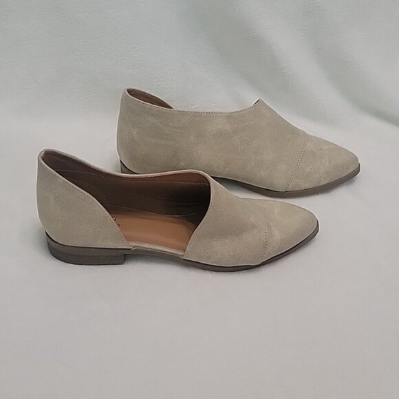 Qupid Beige Open Side Ankle Boots Size 8 - Picture 3 of 8